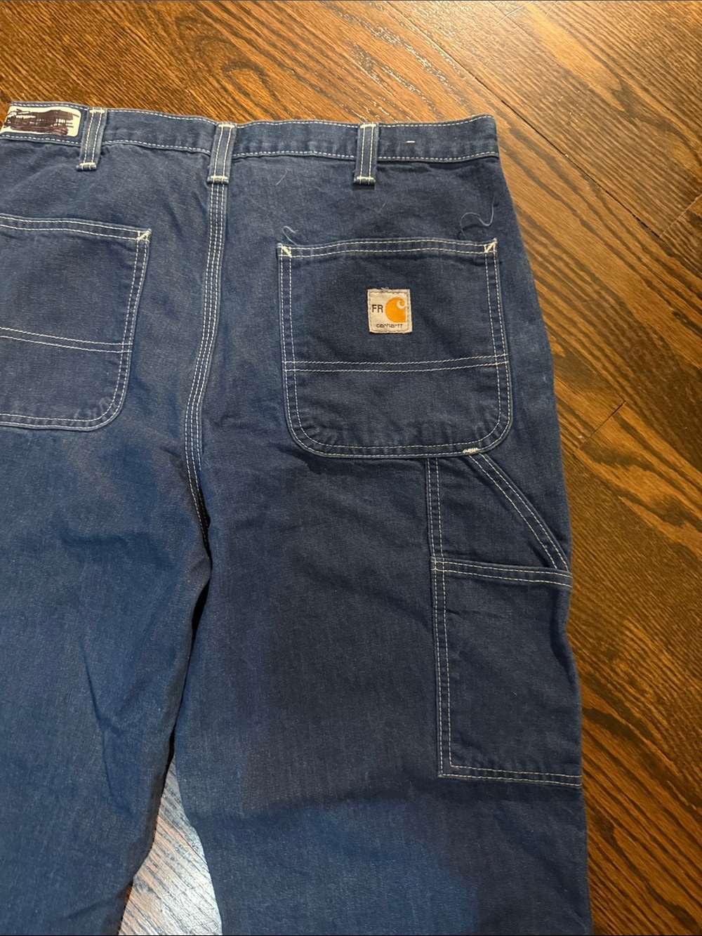 Carhartt FR Flame Resistant Blue Denim Carpenter Pants 32x32